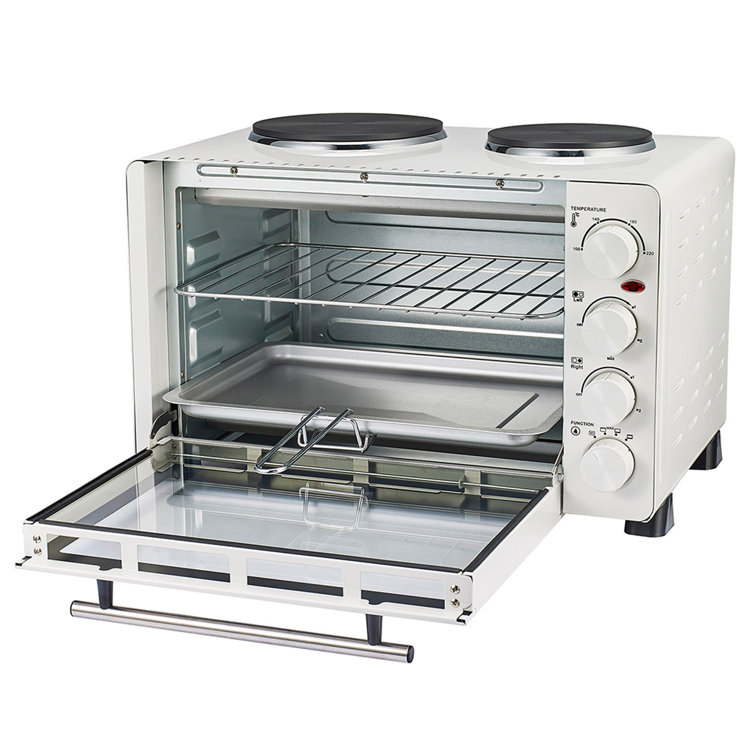 Igenix 30L Electric Mini Oven with Double Hotplates & Reviews Wayfair